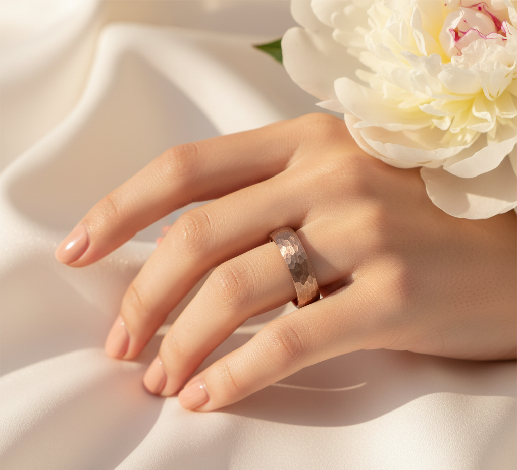 Triad Sovereign Black, Coffee & Gold Plated Tungsten Ring