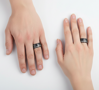 Hunter Tungsten Ring with Whiskey Barrel Wood Liner