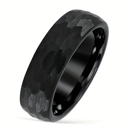 Triad Sovereign Black, Coffee & Gold Plated Tungsten Ring