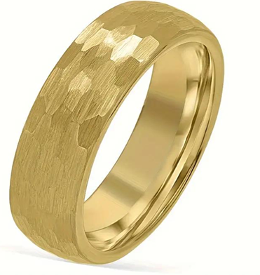 Triad Sovereign Black, Coffee & Gold Plated Tungsten Ring
